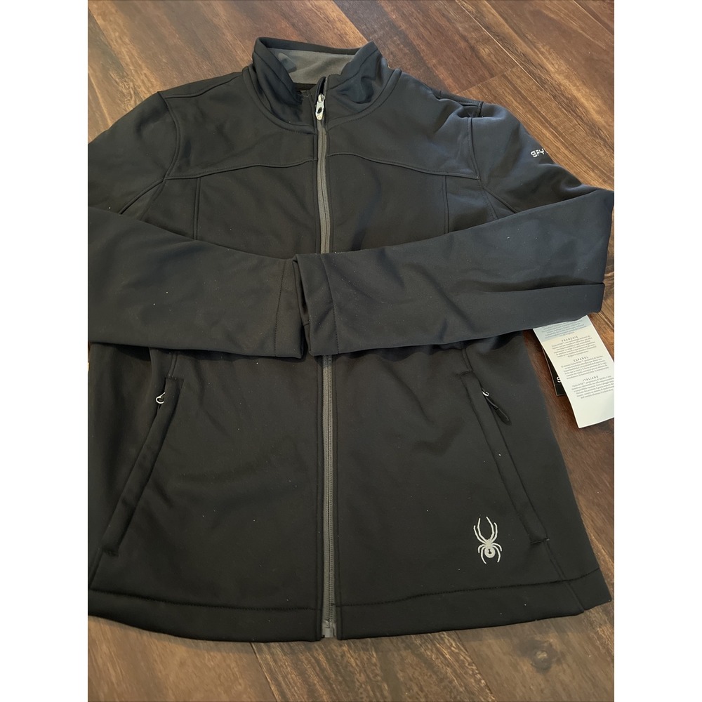 New Spyder Womens Ski Jacket Size Medium‎ Black